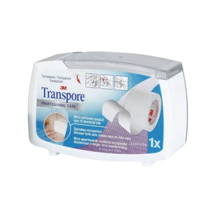 Abbildung von 3M Transpore Mikroperforationen Transparente Kreide Leicht zu schneiden 2,5cmx5m