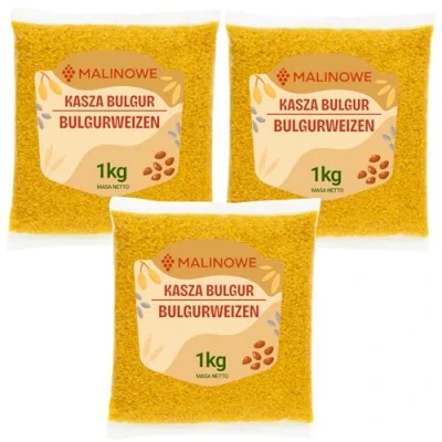 Abbildung von Malinowe Bulgur 3x1kg Getreide zum Koche