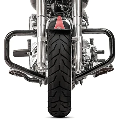 Abbildung von Sturzbügel Mustache für Harley Davidson Softail 2000 2017 schwarz