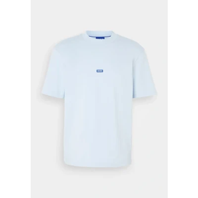 Abbildung von HUGO Nieros Tshirt basic, Herren, Größe: XXL, Open blue