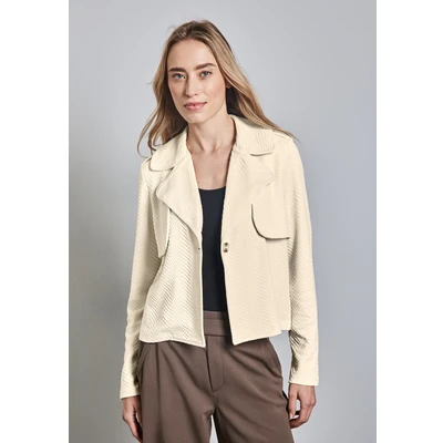 Abbildung von Street One Struktur Blazer, Damen, Größe: 36, Beige
