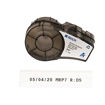 Abbildung von Brady M21 750 488 Tape for Lab Pal, Polyester, 19.1 mm, White