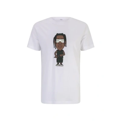 Abbildung von Mister TEE Texas Sketch 2.0 Tshirt print, Herren, Größe: Large, White