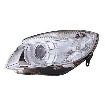Abbildung von ABAKUS 665 1115L LD EM Scheinwerfer links H7 mit Stellmotor für LWR PX26d SKODA: Fabia 2 Schrägheck, Combi, Roomster Praktik