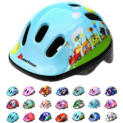 Abbildung von meteor® Fahrrad Helm Kinder Jugend helme: Radhelm Radsport Skateboard Inline Skate BMX Scooter Entwickelt für die Sicherheit der jüngsten Benutzer