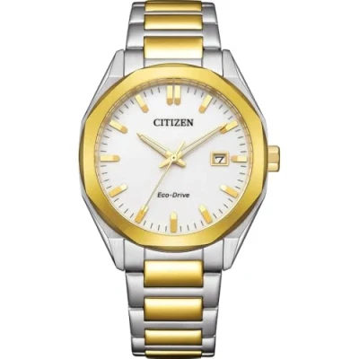 Abbildung von CITIZEN Herren Analog Quarz Uhr mit Edelstahl Armband BM7624 82A
