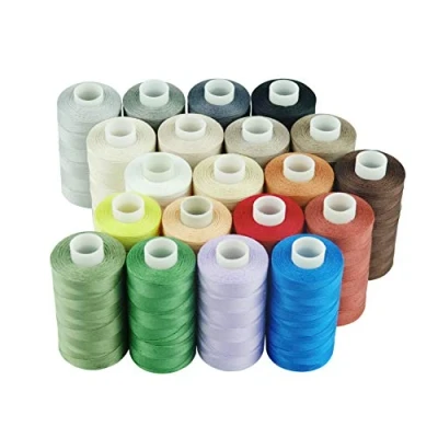 Abbildung von Simthread Baumwoll Nähgarn Quiltgarn für Nähen und Quilten Maschinen 550 Yards/Spule, 20 Farben