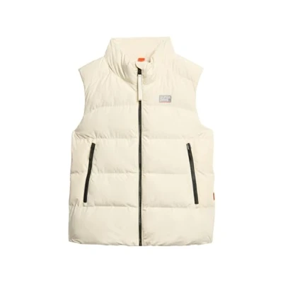 Abbildung von Superdry Weste, Damen, Größe: 40, Beige