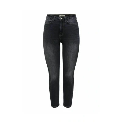 Abbildung von ONLY HOHE Taille Jeans Slim Fit, Damen, Größe: 25x32, Washed black