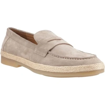 Abbildung von Hush Puppies Laurence Wildleder Herren Mokassins in Taupe
