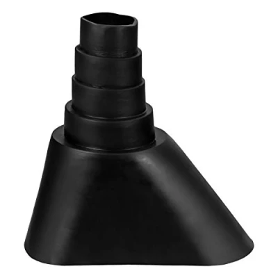 Abbildung von HB DIGITAL Universal Gummimanschette Schwarz für Rohren mit 32 60 mm Durchmesser ﹢ Mastmanschette Mastabdichtung Manschette Abdichtung