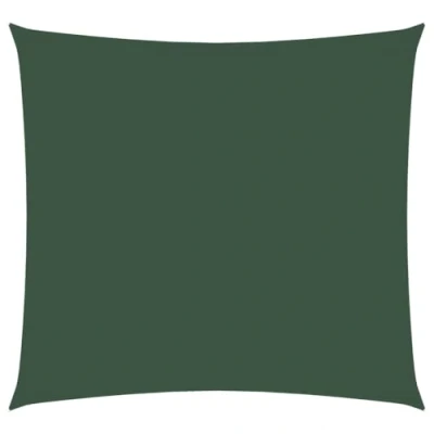 Abbildung von vidaXL Sonnensegel Wasserfest Sonnenschutz Windschutz Sonnendach UV Schutz Garten Terrasse Balkon Oxford Gewebe Quadratisch 4x4m Dunkelgrün
