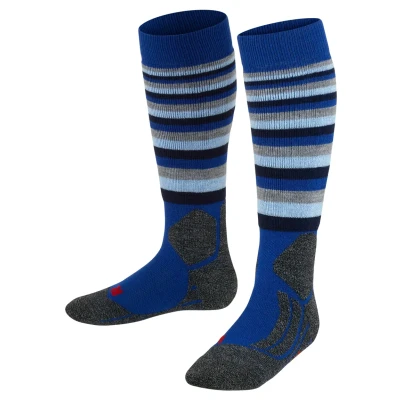 Abbildung von Falke SK2 Stripes KIDS Skiing Mediumstrong Cushioned Antiblister Functional Sports Socks Socken Yve für Kinder, Größe: 23/26,