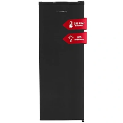 Abbildung von Telefunken Kühlschrank KTFK265EDI, 54 cm breit, 255 Liter, ohne Gefrierfach, Standkühlschrank groß, freistehend