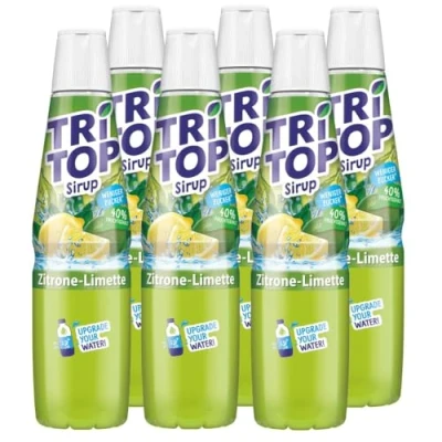Abbildung von Tri Top Getränke Sirup Zitrone Limette 600ml kalorienarm (6er Pack)