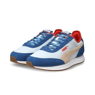 Abbildung von Puma R78 Lightwind Retro Run Sneakers Unisex Schuhe Mit Color Blocking Clyde Royal/Canvas/Fierce Red Größe: 43