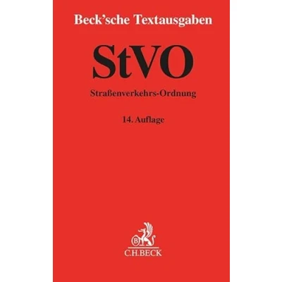 Abbildung von StVO: Straßenverkehrs Ordnung Rechtsstand: 1. Mai 2024 (Beck&#039;sche Textausgaben)