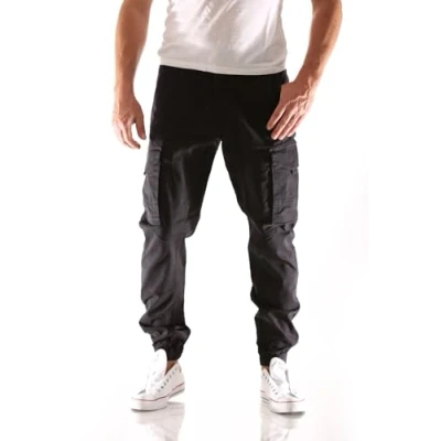 Abbildung von Jack &amp; Jones Imarco Jjjoe Cuffed AKM Cargohose, Herren, Größe: 34x34, Black
