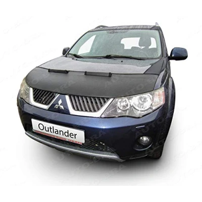 Abbildung von AB3 00493 Auto Bra kompatibel mit Mitsubishi Outlander Bj. 2006 2010 Haubenbra Steinschlagschutz Tuning Bonnet