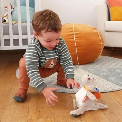 Abbildung von SIGIKID Spieluhr Drache mit Wunschmelodie personalisierbar Geschenk zur Geburt oder Taufe für Babys von an geeignet grau,Onesize,grau