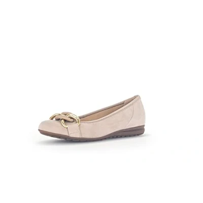 Abbildung von Gabor Comfort Klassischer Ballerina, Damen, Größe: 39, Oak Schuhe