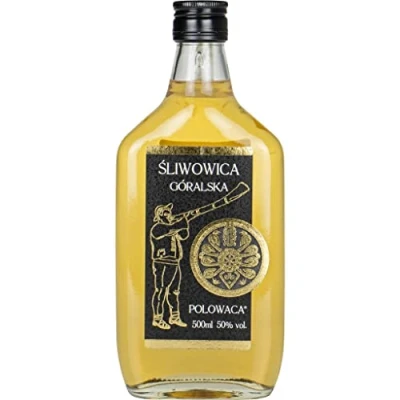 Abbildung von Polowaca Śliwowica Góralska (Goralensliwowitz, Goralen Pflaumenschnaps) 0,5L Flavoured Vodka, Pflaumen Wodka 500 ml 50% Alkohol Mundivie Geschenkidee 18+