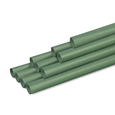 Abbildung von Clairefontaine 95755C Karton mit 10 Rollen gerilltes Kraftpapier 65g, 3mx0,70m, Moosgrün, 1
