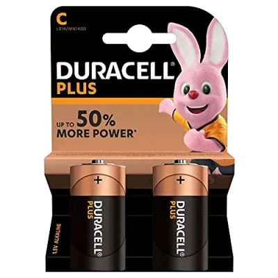 Abbildung von Duracell Plus C MN1400 2 stuks Akku