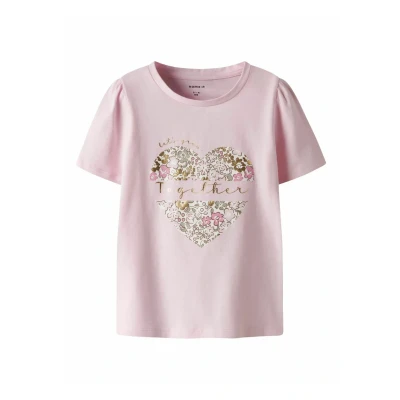 Abbildung von Name it Regular FIT Tshirt print für Kinder, Größe: 92, Ballerina