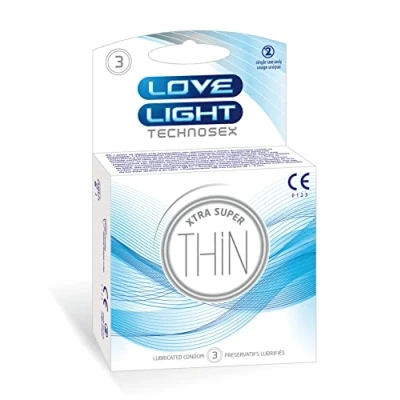 Abbildung von «Love Light Xtra Super Thin» superdünne Kondome (0,043mm) (3 Kondome) 3 St