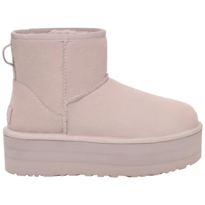 Abbildung von UGG Classic MINI Platform Plateaustiefelette, Damen, Größe: 43, Pale smoke Schuhe