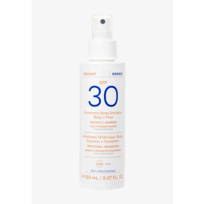 Abbildung von KORRES Yoghurt Sonnenspray Emulsion f&uuml;r Gesicht und K&ouml;rper SPF30 150 ml