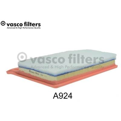 Abbildung von DAVID VASCO A924 Luftfilter 56 232 352 rechteckig Filtereinsatz mit Vorfilter, integriertem Gitter OPEL: Insignia B Sports Tourer