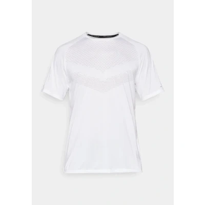 Abbildung von Nike Performance Stride TOP Sport Tshirt, Herren, Größe: Large, White/reflective silver