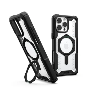 Abbildung von Apple iPhone 16 Pro Max Hülle MagSafe Kunststoff UAG Hard Case/Backcover Handyhülle Schwarz Shockproof/Stoßfest