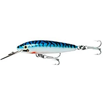 Abbildung von Rapala Countdown Magnum Angelköder Angelzubehör mit Abachiholz Konstruktion Salzwasser Spinnköder Lauftiefe 4.5 5.4m Fischköder 14cm, 36g Hergestellt in Estland Silver Mackerel