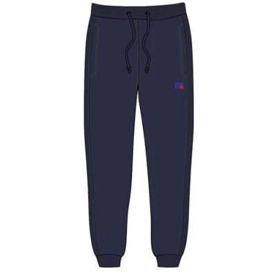 Abbildung von RUSSELL ATHLETIC E06042 NA 190 Ankle Cuff Jogger with EMB Badge Pants Herren Navy Größe M