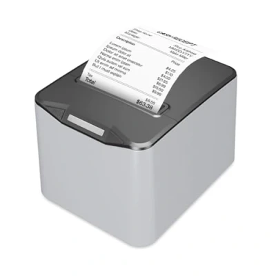 Abbildung von Bisofice Thermodrucker Bondrucker 80mm, Belegdrucker mit ESC/POS, Quittungsdrucker unterstützt Automatisches Schneiden (220 mm/s, USB + Ethernet Anschluss)