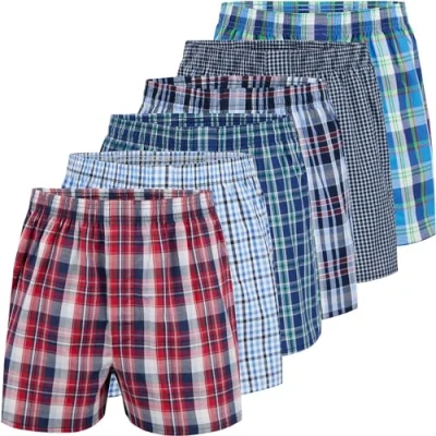 Abbildung von City Life Herren Boxershorts Shorts Boxer (6er Pack) Sparpack S 4XL, Farbe:Mehrfarbig (Classic Multicolour 1), Grösse:XL