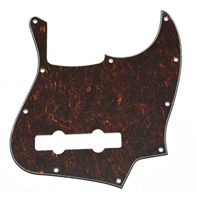 Abbildung von KAISH USA Spec Schlagbrett für 5 Saiten Jazz J Bass Schildkröte Rot / Schwarz