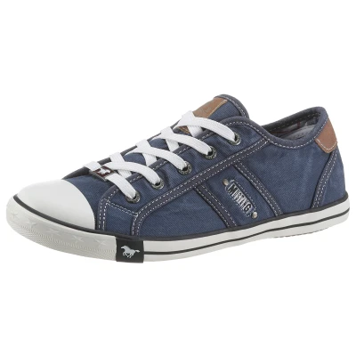 Abbildung von Mustang Shoes Sneaker, mit Markenlabel, Freizeitschuh, Halbschuh, Schnürschuh