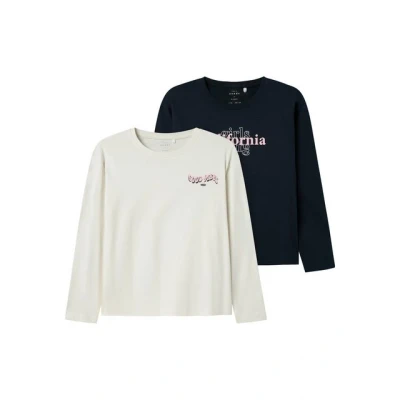 Abbildung von Name It Langarmshirt NKFVEEN (2 tlg) Plain/ohne Details