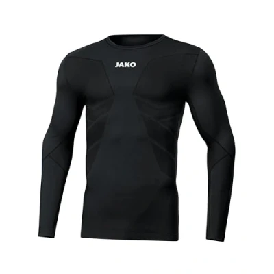 Abbildung von JAKO Langarm Comfort Unterhemd/shirt für Kinder, Größe: 146/152, Schwarz
