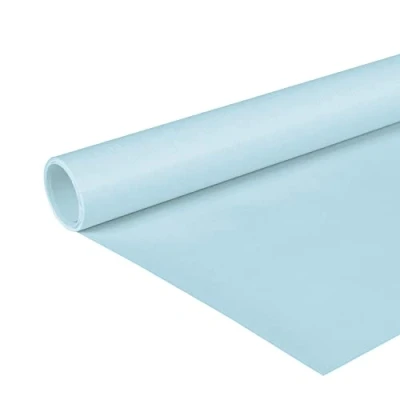 Abbildung von Clairefontaine 195727C Rolle (färbiges Kraftpapier, 10 x 0,7 m, 65 g, PEFC, ideal für Ihre Bastelprojekte) 1 Stück hellblau