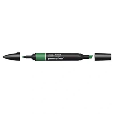 Abbildung von Winsor &amp; Newton &quot; ProMarker 0203244 Professioneller Layoutmarker 2 Spitzen, fein breit für Zeichnungen, Design Layouts Pinie