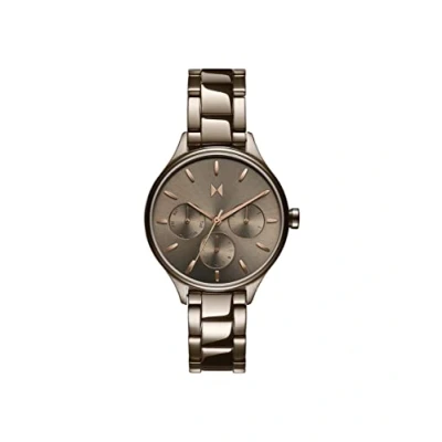 Abbildung von MVMT Multi Zifferblatt Quarz Uhr für Damen mit Hell Graues Edelstahlarmband 28000240 D