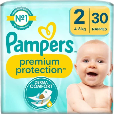 Abbildung von Pampers New Baby Windeln Größe 2 4 8 kg 30er Pack