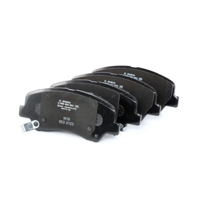 Abbildung von BOSCH 0 986 494 563 Bremsbelagsatz Low Metallic mit akustischer Verschleißwarnung Anti Quietsch Blech KIA: Stonic Schrägheck kfzteile, kfzteile24,