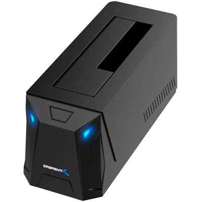 Abbildung von SABRENT Festplatten Dockingstation USB C 10Gbps fur 2,5&quot; 3.5&quot; SATA HDD und SSD (DS UC1B)