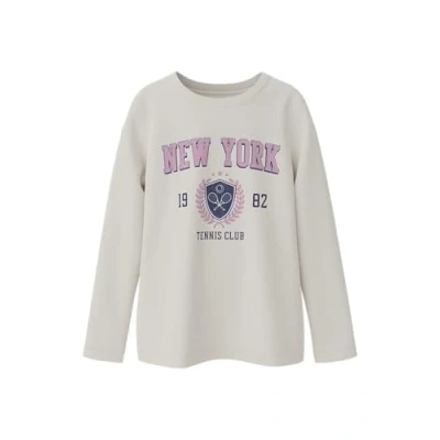 Abbildung von Name it Nkfolisia Langarmshirt für Kinder, Größe: 116, Jet stream